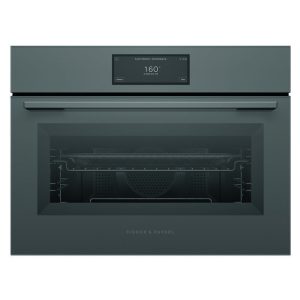 Fisher & Paykel 60cm Minimal Compact Combi-Microwave Oven - Grey Glass (Series 9)