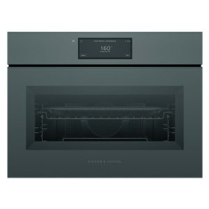Fisher & Paykel 60cm Minimal Handleless Compact Combi-Microwave Oven - Grey Glass (Series 11)