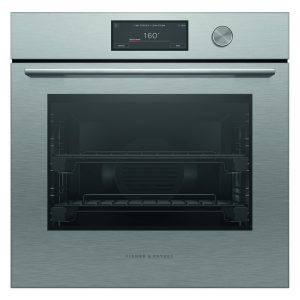 Fisher & Paykel 60cm Contemporary Combi-Steam Oven - Brushed Silver Glass (Series 11)