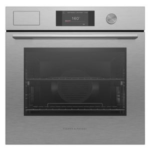 Fisher & Paykel 60cm Contemporary Combi-Steam Oven - Brushed Silver Glass  (Series 7)