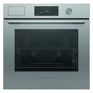 Fisher & Paykel 60cm Contemporary Combi-Steam Oven - Brushed Silver Glass (Series 9)