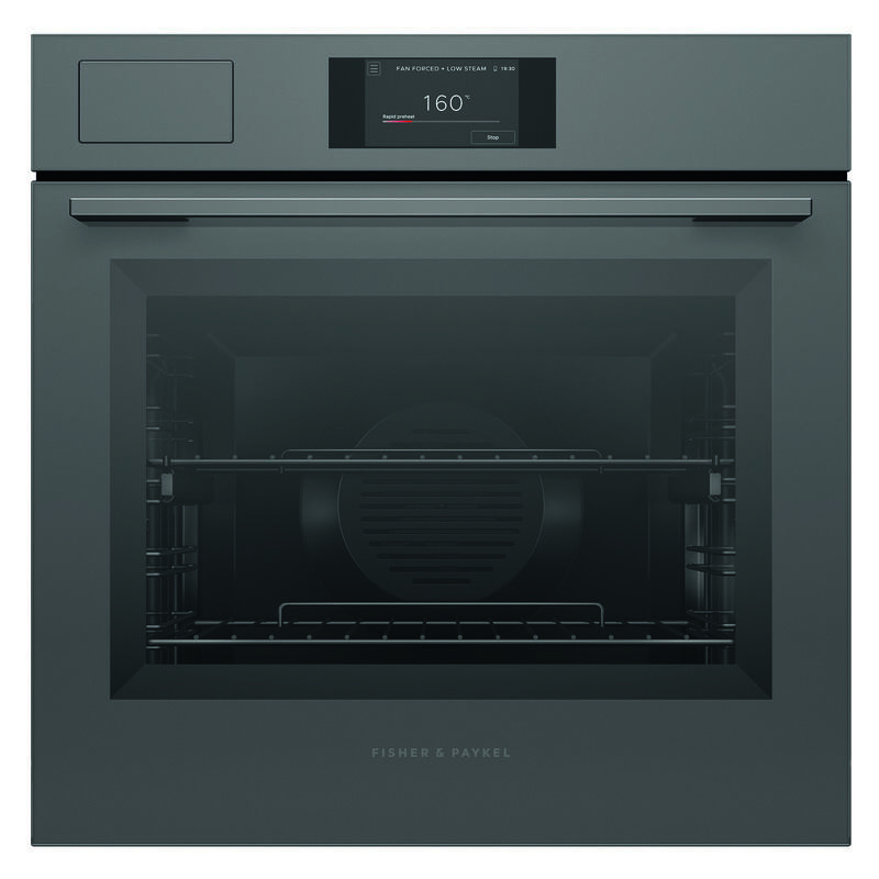 Fisher & Paykel 60cm Minimal Combi-Steam Oven - Grey Glass (Series 7)