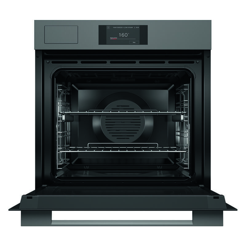 Fisher & Paykel 60cm Minimal Combi-Steam Oven - Grey Glass (Series 7) - Image 2
