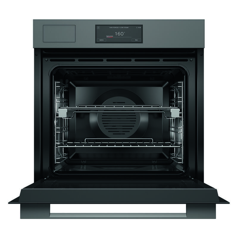 Fisher & Paykel 60cm Minimal Combi-Steam Oven - Grey Glass (Series 9) - Image 2