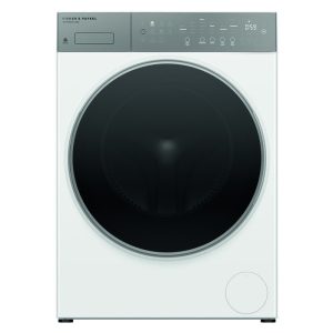 Fisher & Paykel 12kg Front Load Washing Machine - Flexidose- White (Series 5- Contemporary)