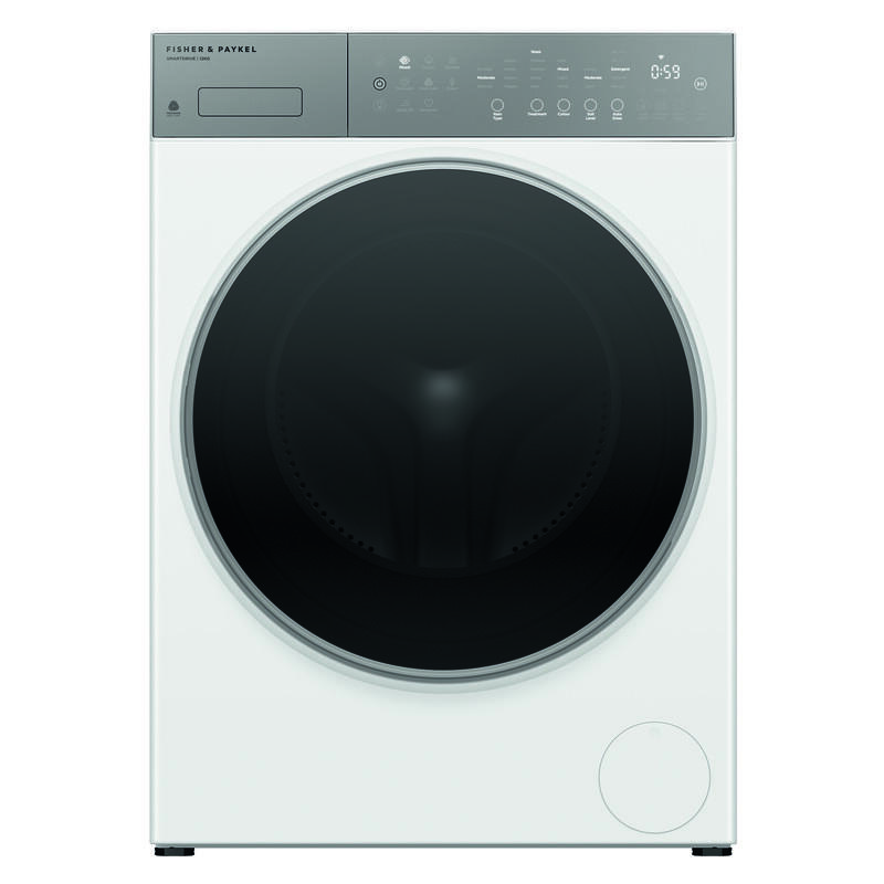 Fisher & Paykel 12kg Front Load Washing Machine - Flexidose- White (Series 5- Contemporary)