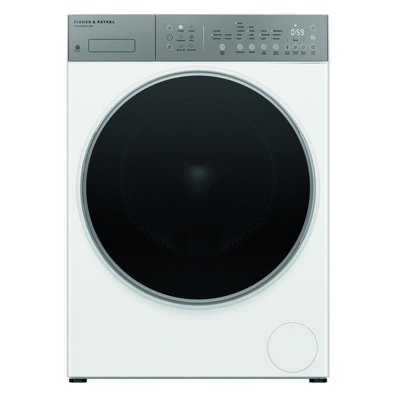 Fisher & Paykel 8kg Smart Front Load Washing Machine ? White (Series 5 - Contemporary)