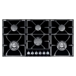 FRANKE Ceramic Glass 6 Burner Gas Cooktop, Lpg 98.5CM