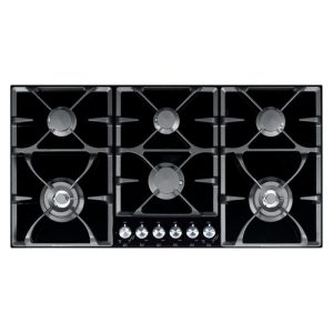 FRANKE Ceramic Glass 6 Burner Gas Cooktop, Ng 98.5CM