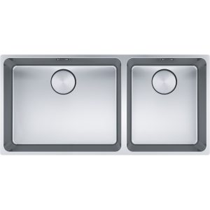 FRANKE Mythos Dbl Bowl Bare Sink 3WAY Install S/STEEL__127.0651.155