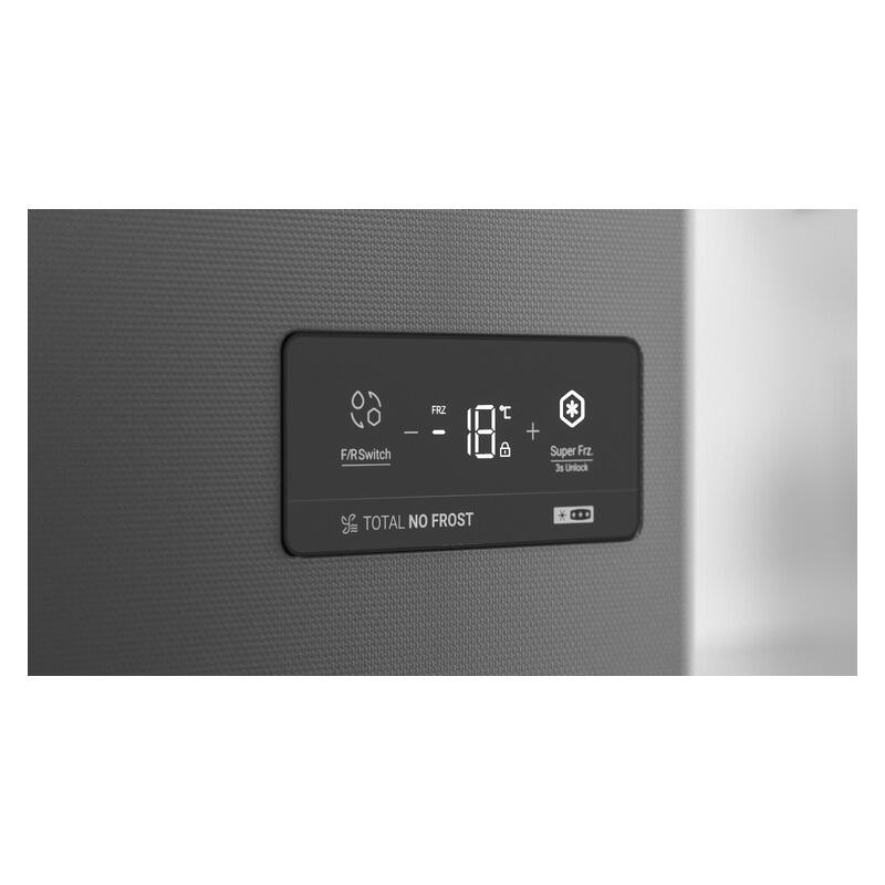 Haier 195L Hybrid Chest Fridge/Freezer - Grey (500 Series) - Image 3