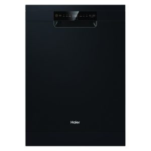 Haier 13 Place Setting Freestanding Dishwasher - Hygiene - Black (300 Series)