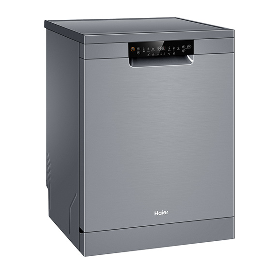 Haier 60cm Freestanding Dishwasher - Satina - Image 2