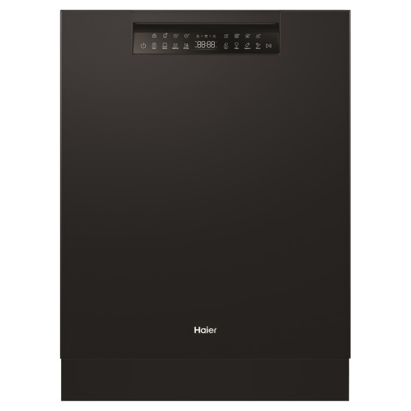 Haier15 Place Setting Smart Built-Under Dishwasher - Black (600 Series)