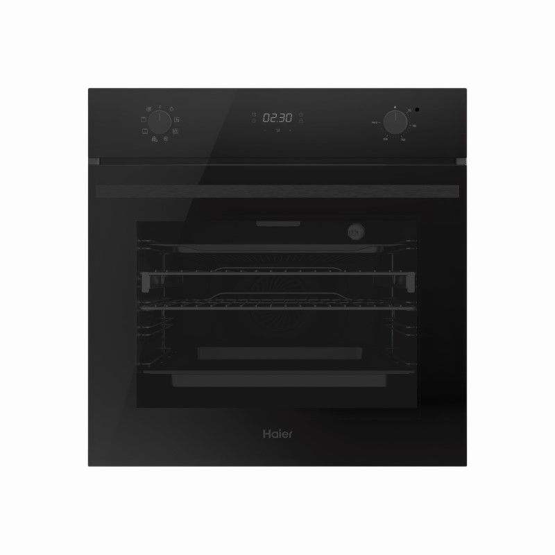 Haier 60cm Built-In Oven with Air Fry & Steam Assist - Black (500 Series)