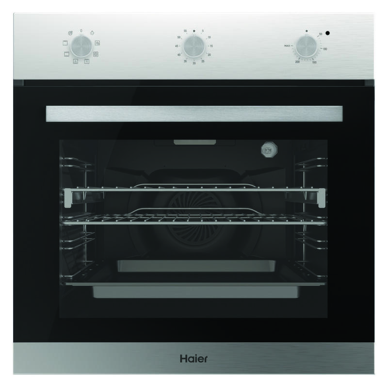 Haier 60cm 300 Series Built-In Oven 10A Plug - Stainless Steel