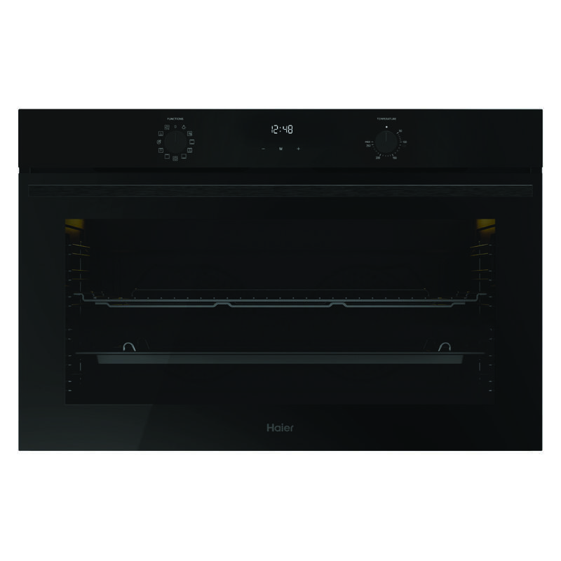 Haier 90cm Built-In Oven with 11 Functions - Black (300 Series)