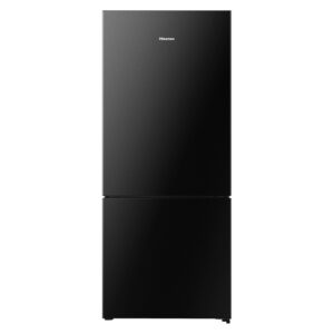 Hisense 417L PureFlat Bottom Mount Fridge - Black