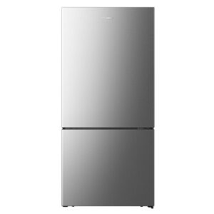 Hisense 503L Bottom Mount Fridge Freezer - Stainless Steel