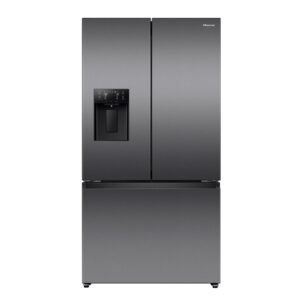 Hisense 634L French Door Fridge Freezer with Ice & Water Dispenser - Dark Steel (PureFlat)