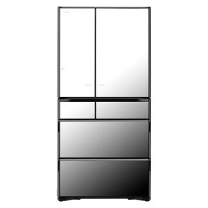 Hitachi 735L Multi-Drawer Fridge Freezer Mirror Grey Glass