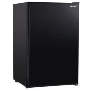 Husky 130L Solid Door Bar Fridge - Black