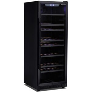Husky Riserva 380L Single Zone Freestanding Wine Fridge - Matte Black