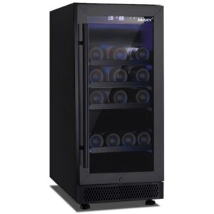 Husky Riserva 80L Single Zone Wine Fridge - Matte Black