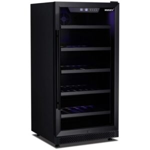 Husky Riserva 240L Single Zone Freestanding Wine Fridge - Matte Black