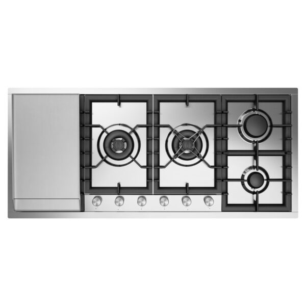 ILVE Professional 6 Burner Cooktop With Teppanyaki