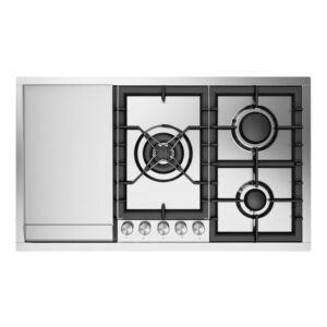 ILVE Professional 5 Burner With Teppanyaki Cooktop
