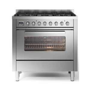 ILVE 6 Burner Proline Upright - Stainless Steel 90CM