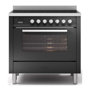 ILVE 5 Zone Induction Proline Upright ? Matte Graphite 90CM