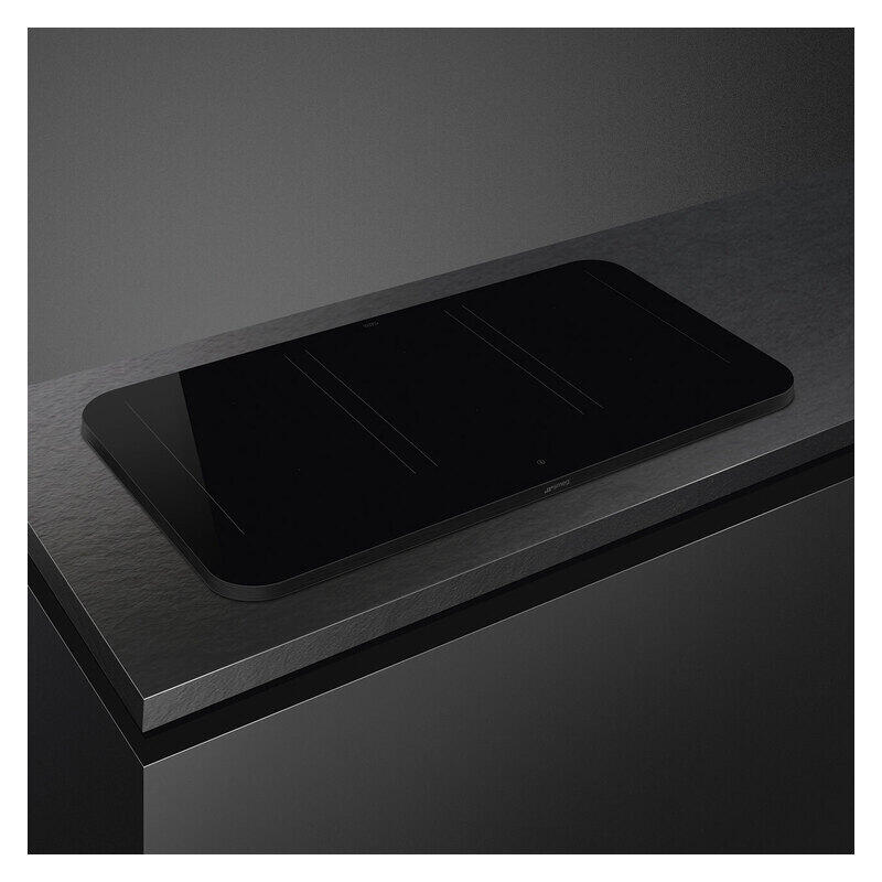 Smeg Isola 90cm Flat Induction Cooktop with Autovent 2.0 - Matte Black - Image 3