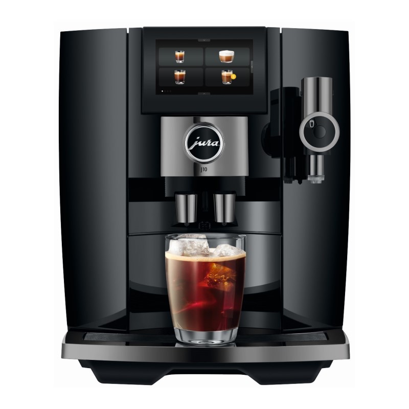 Jura J10 Fully Automatic Coffee Machine - Piano Black