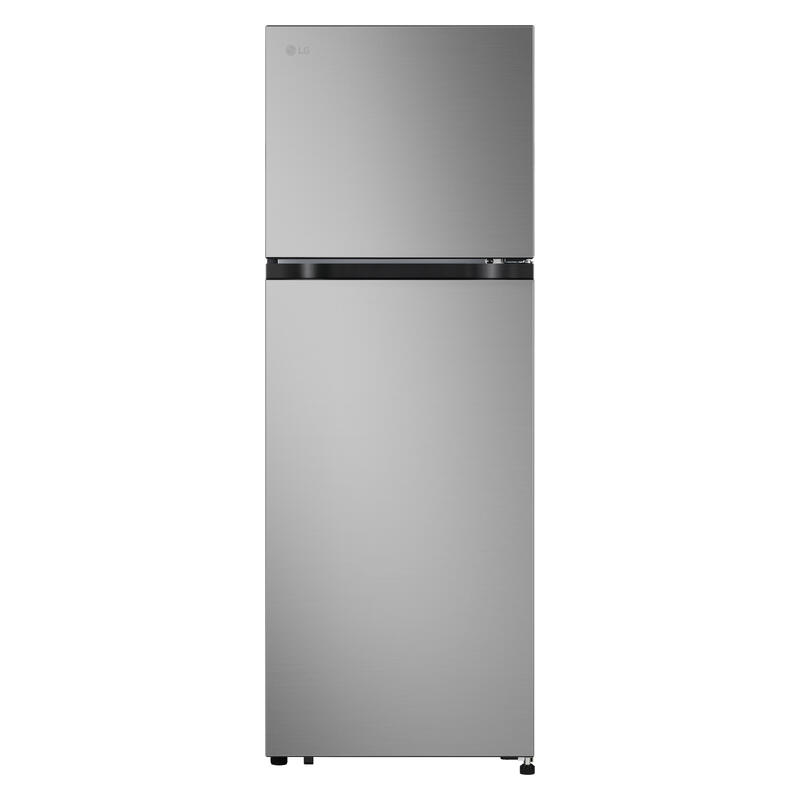 LG 243L Top Mount Fridge Freezer - Stainless Steel