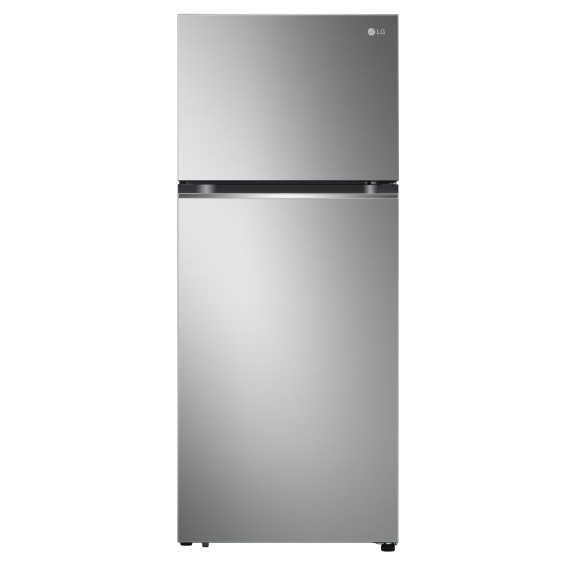 LG 375L Top Mount Fridge Freezer - Silver
