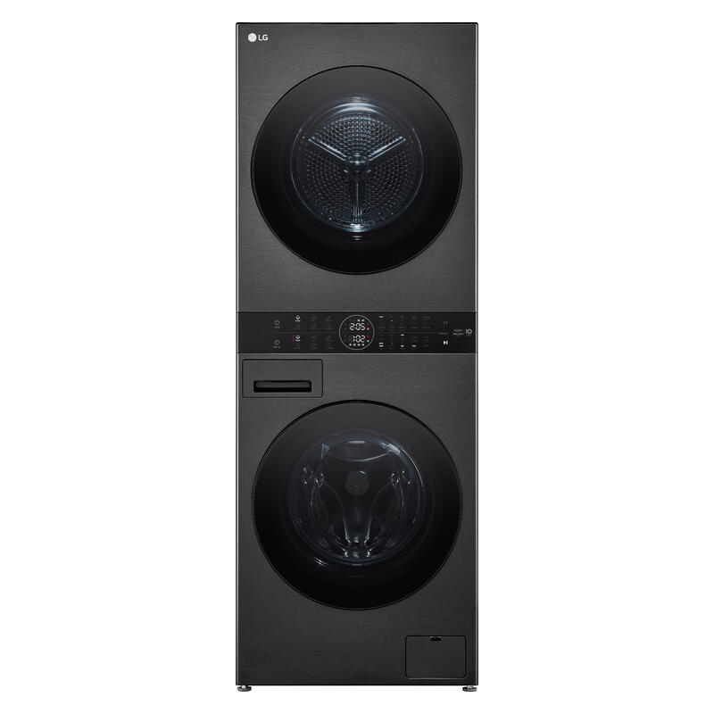 LG 12/10kg WashTower All-In-One Washer Dryer - Black