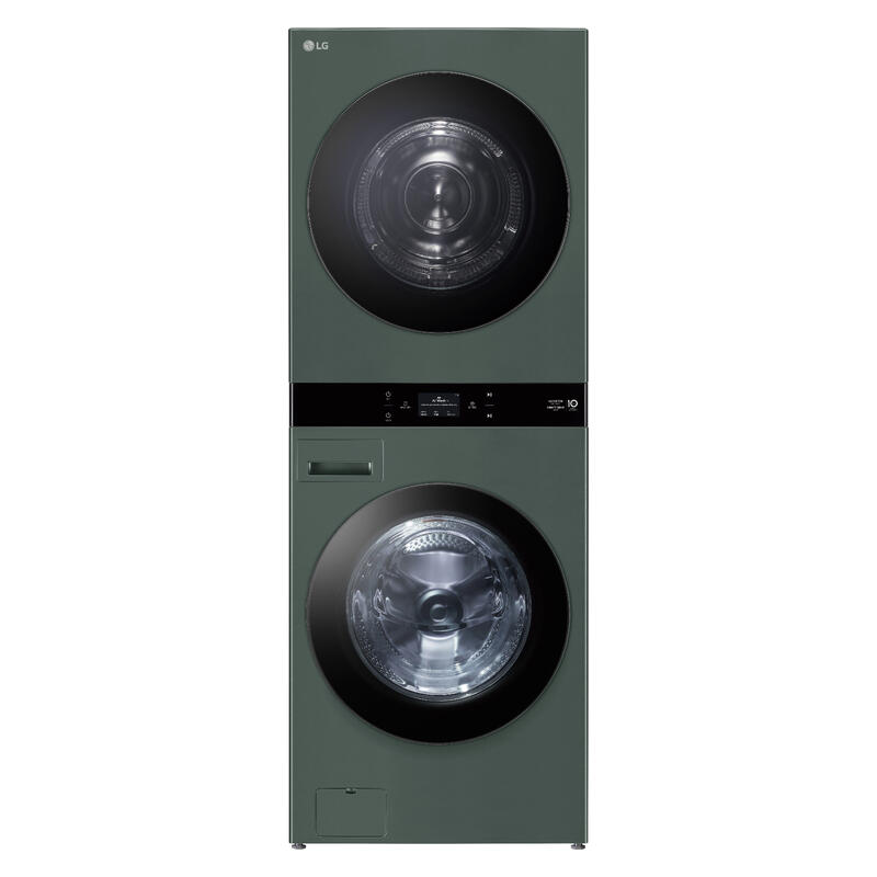 LG 19/10kg WashTower All-In-One Stacked Washer Dryer - Forest Green