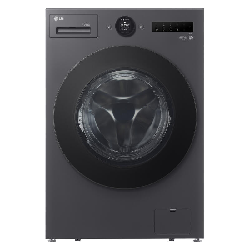 LG 16kg + 10kg Smart AI Front Load Washing Machine & Dryer Combo - Graphite (Series XL)