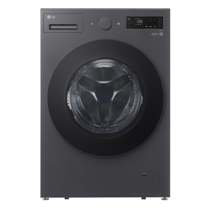 LG 14kg Front Load Washer - Black