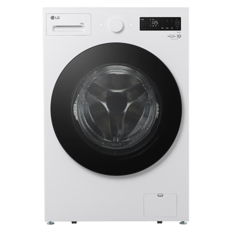 LG 14kg Smart AI Front Load Washing Machine - Matte White (Series XL)