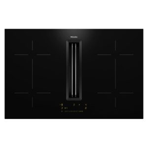 Miele Induction Cooktop with Integrated Extractor - Black