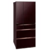 Mitsubishi Electric 700 Litre Multi Drawer Glass Refrigerator - Dark Mahogany