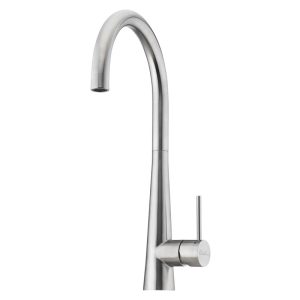 Oliveri Goos Neck Mixer Lead Free - Stainless Steel
