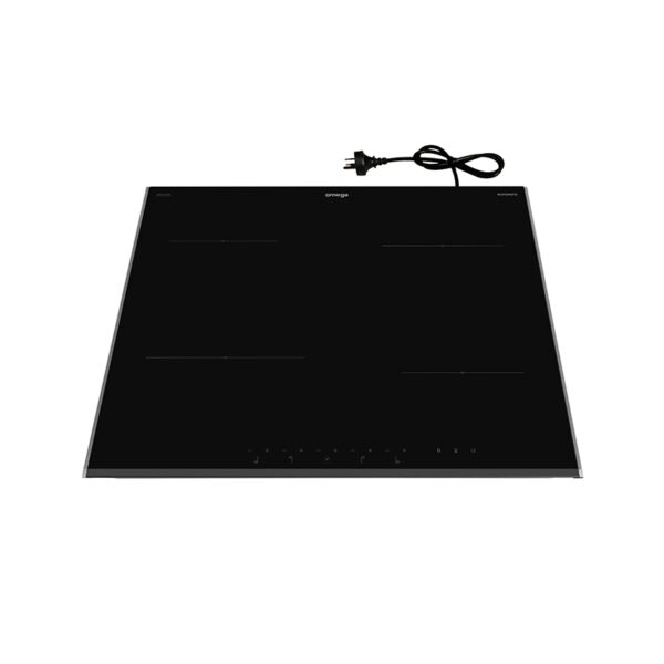 Omega 60cm Touch Contol Induction Cooktp with Power Phasing - Black - Image 2