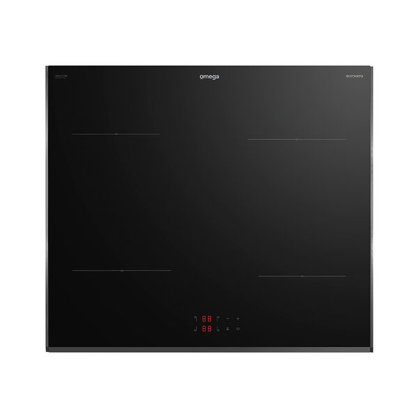 Omega 60cm Induction Cooktop with Touch Control - Black