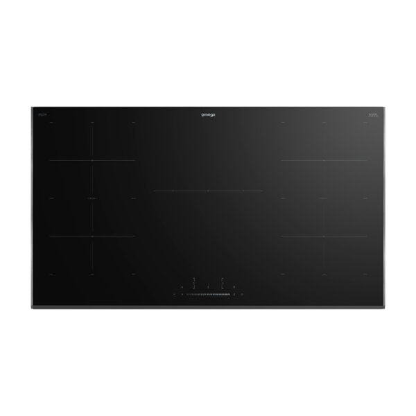 Omega 90cm Flex Zone Induction Cooktop - Black