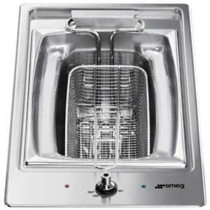 Smeg 30cm Domino Deep Fryer Cooktop - Stainless Steel