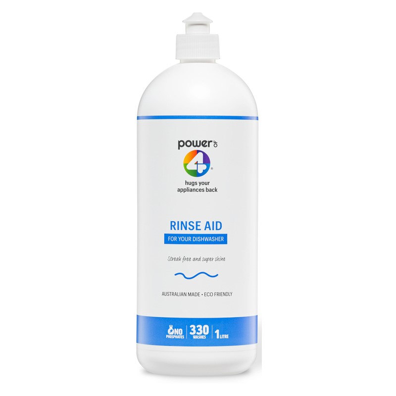 Power Of 4 Rinse Aid Dishwashing Detergent - 1L (330 Washes)
